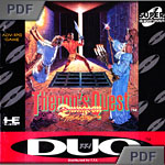 Dungeon Master Turbografx-16 manual