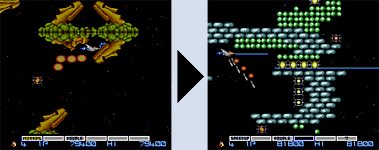 Gradius - bonus stage