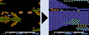 Gradius - bonus stage