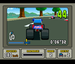 Stunt Race FX (Wildtrax) SNES 1994